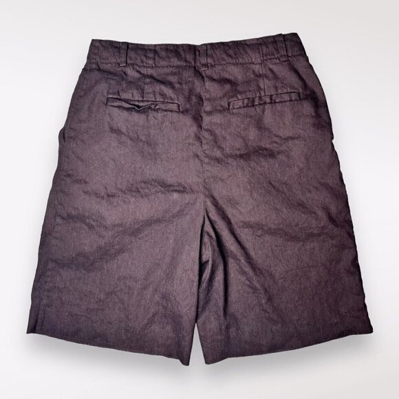 Nordstrom High-Waisted Linen Blend Shorts Size 2 - Picture 5 of 6